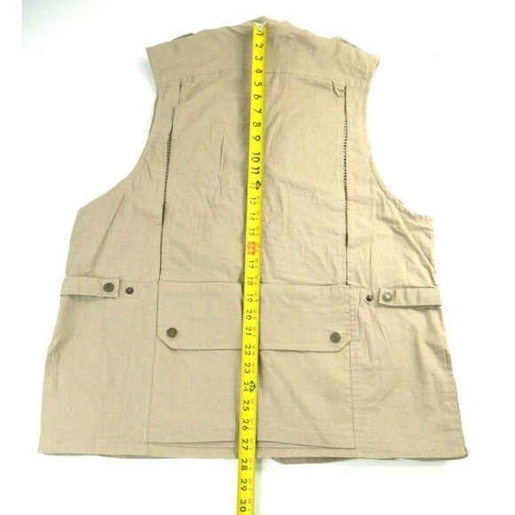 Humvee by CampCo Tan Khaki Safari Outdoor Fishing Photo Vest Mens Size Small - Picture 6 of 7